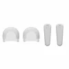Fashion Shure MoveMic White Windscreen & Clip (2 Pack)